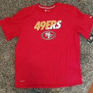 NWT Nike Dri-Fit San Francisco 49ers shirt